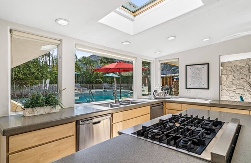 Old Las Palmas House | Wexler Design Private Estate; Grand Pool, Hot Spa, Cold Plunge, Mountain Views