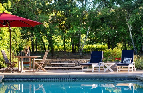 Kenwood House | Wine Country Estate: Exceptional Privacy & Location, Year-round Pool, Spa, Bocce