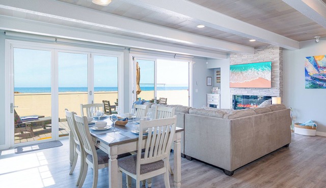 871 MBR - Blue Haven | Oceanfront 4BR Luxury Beach House with Deck & Hot Tub