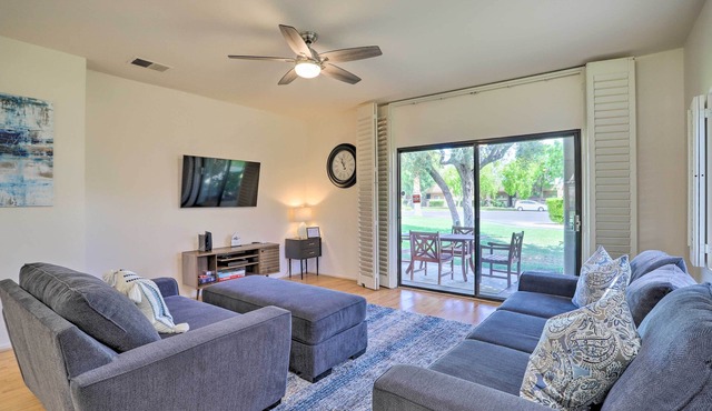 Access to 33 Pools: Cathedral City Condo w/Patio