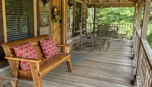Arbor Lane Cabin - authentic & charming tucked away cabin, yet near it all.