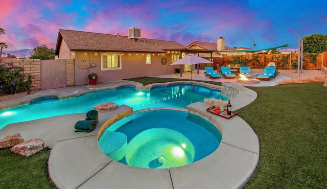 Bermuda Palms: Pool, Spa, Arcade Game, Fire pit!