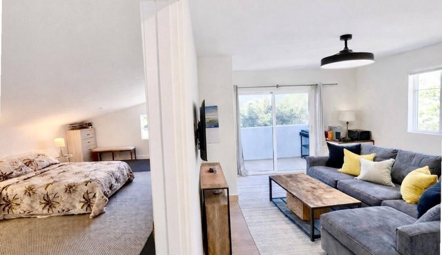 Charming Cozy Suite in Poway with Sloped Ceiling & Private Balcony
