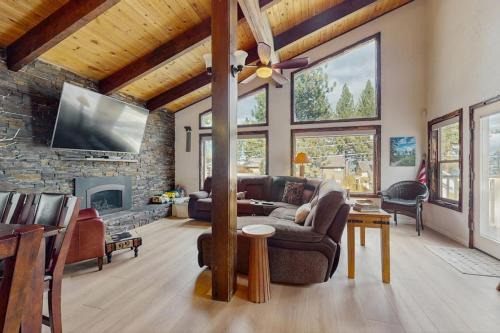Charming Home Steps from Beach with Lake Views Game Room Near Ski Resort