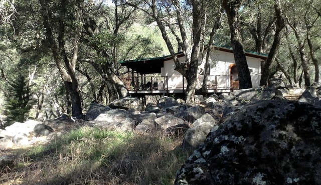 Cozy Bell Tent with Valley Views and Off-Grid Glamping near Palomar Mountain California
