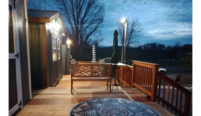 Dark Grey Tiny House unit 3 in Ronda