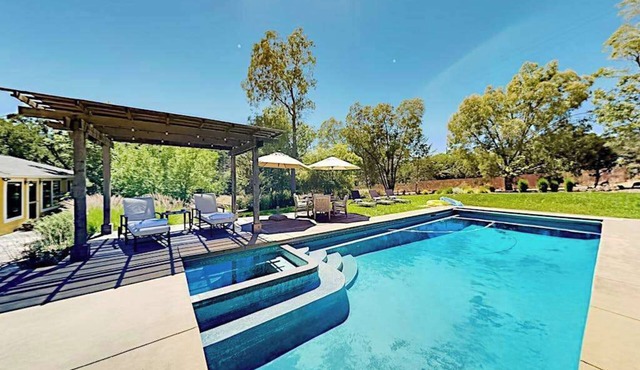 Glen Ellen Heated Pool Estate on 5 Secluded Acres