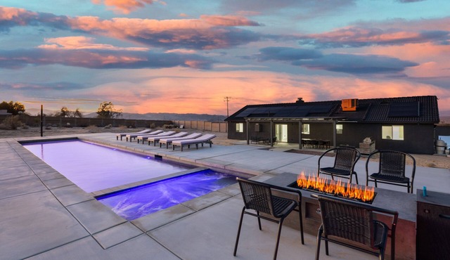 Heated Pool & Spa Game Room Stargazing Near Joshua Tree