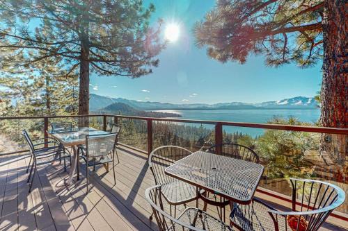 Luxury home with game room sauna and stunning lake views