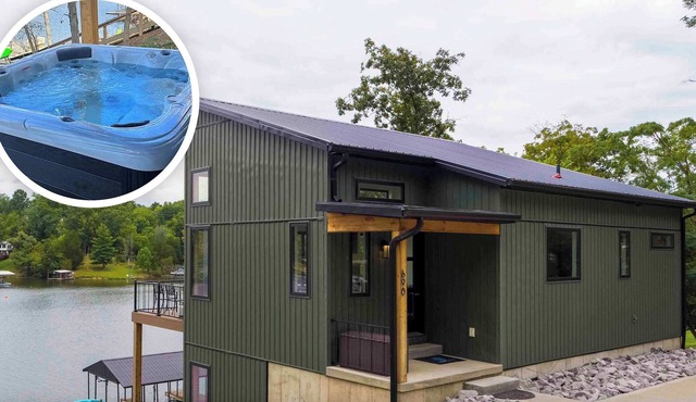 New- Lakefront w/Dock- Hot tub-7 miles to Ark in Williamstown
