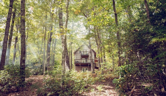Peak Fall Experience -Cabin + Hot Tub Near Parkway in Floyd