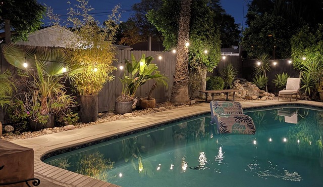 Private pool Side Studio steps away from NOHO West and Trader Joe’s.