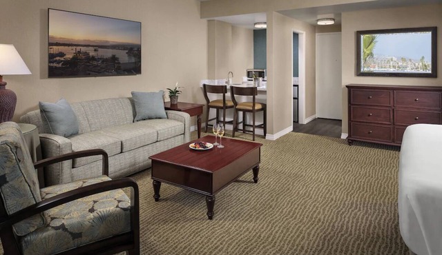Resort Studio King, Bahia Resort Hotel, Private Beach, Heated Pool, Mission Bay