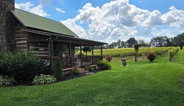 Rustic Tobacco Cabin at Hidden Vineyard
