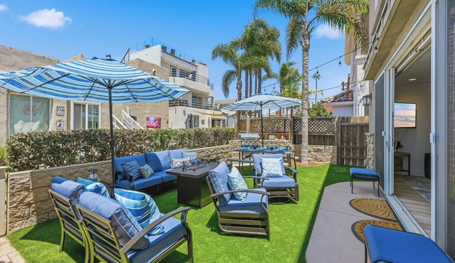 South Mission Beach Shores: Patio, BBQ & AC