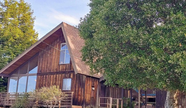 Spacious and serene ocean view A-frame house