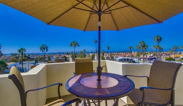 Spanish Town home Just Blocks To The Beach With Panoramic Ocean Views