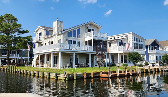 Waterfront corner property, close to Beach, Free Beach Parking, Owner Managed. in Bethany Beach