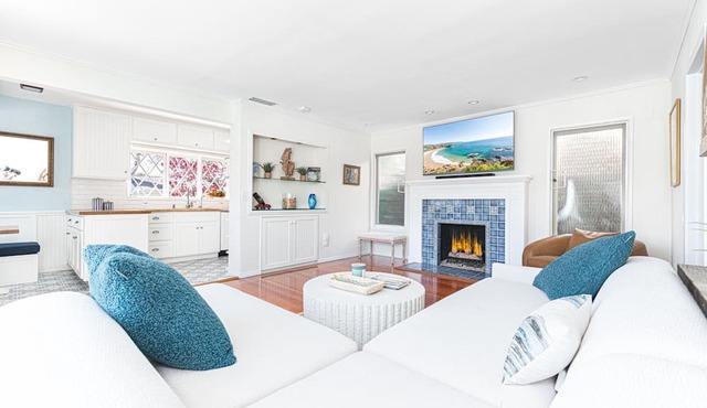 Stylish Coastal Cottage w/Central AC, Modern Upgrades & Lush Patio – Walk to Beach & Dining!
